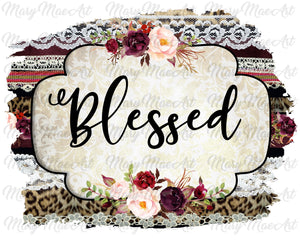 Blessed- Sublimation Transfer