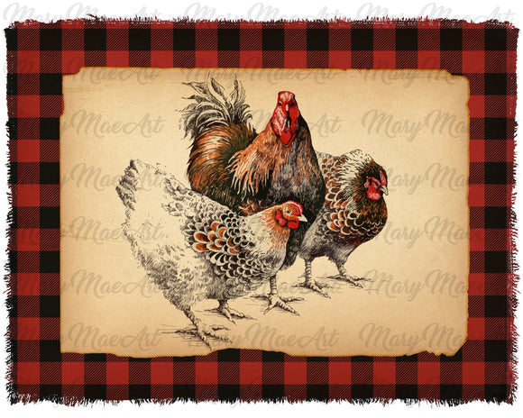 Chickens- Sublimation Transfer