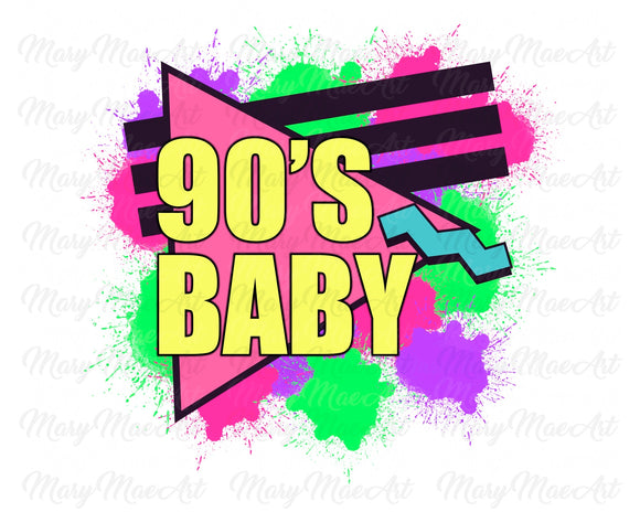 90's Baby - Sublimation Transfer