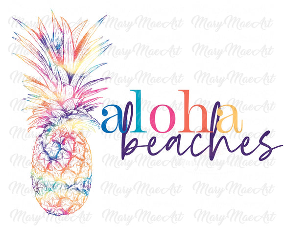 Aloha Beaches - Sublimation Transfer