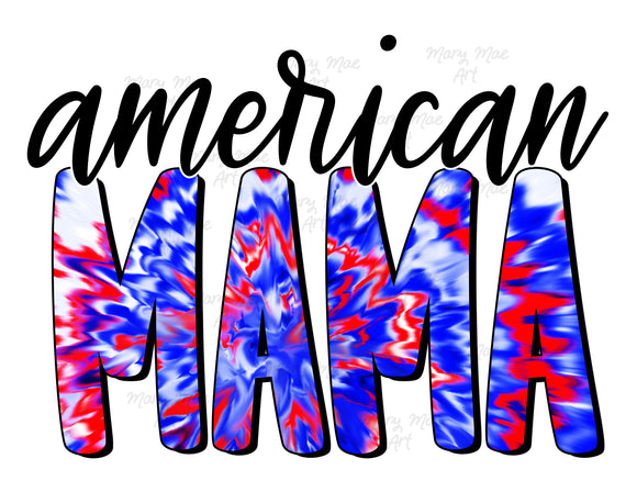 American Mama - Sublimation or HTV Transfer
