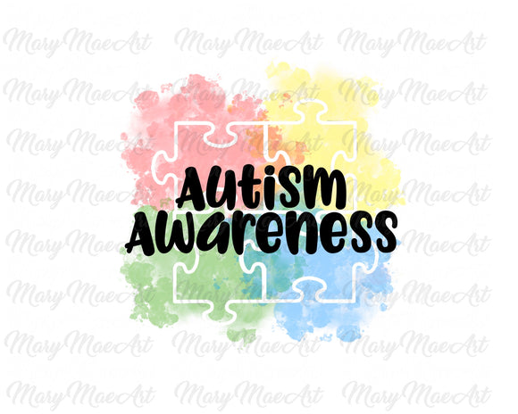 Autism Awareness - Sublimation Transfer