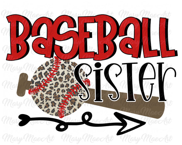 Baseball Sister - Sublimation Transfer