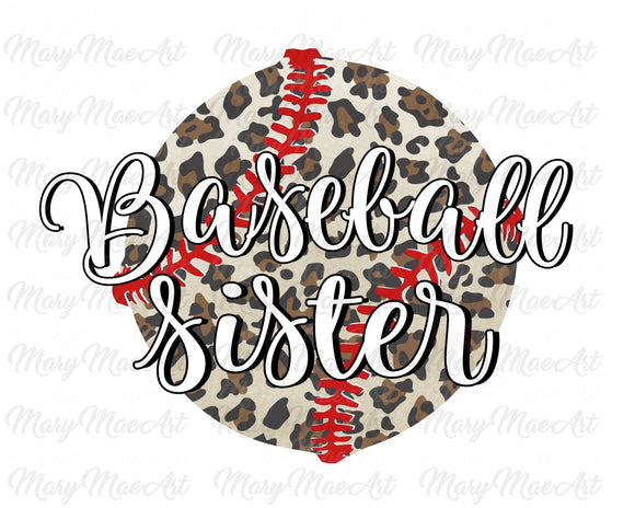 Baseball Sister - Sublimation Transfer