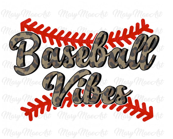 Baseball Vibes - Sublimation Transfer