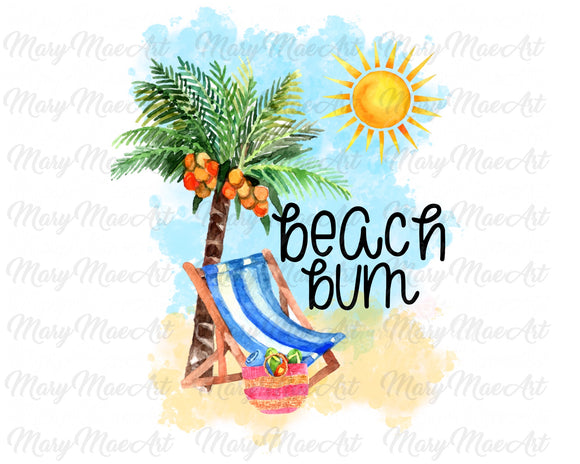 Beach Bum - Sublimation Transfer