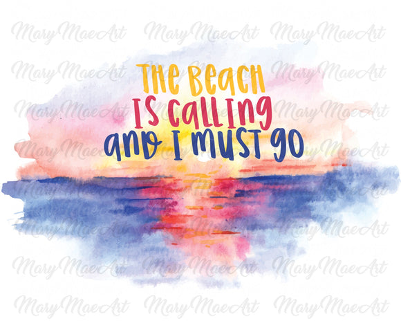 Beach is Calling - Sublimation Transfer