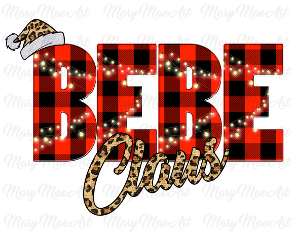 BEBE Claus - Sublimation Transfer