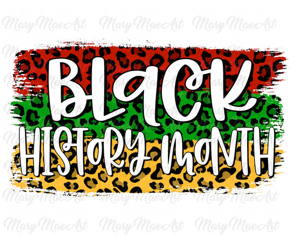 Black History Month - Sublimation Transfer