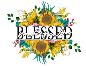 Blessed Mama Sunflower - Sublimation Transfer