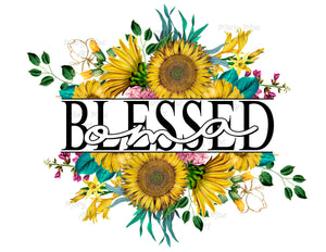 Blessed Oma Sunflower - Sublimation Transfer