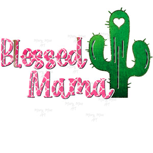 Blessed Mama- Sublimation Transfer