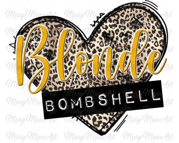 Blonde Bombshell - Sublimation Transfer
