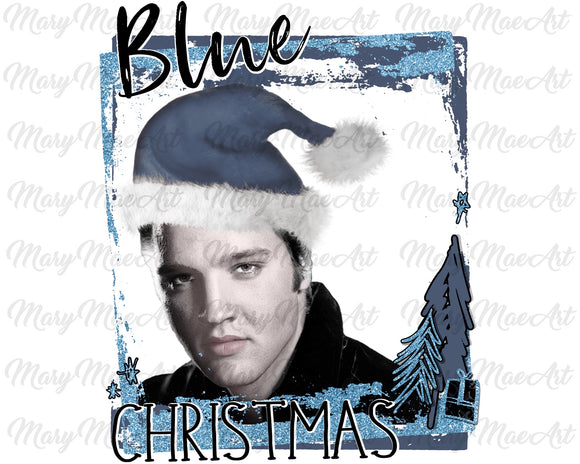 Blue Christmas - Sublimation Transfer