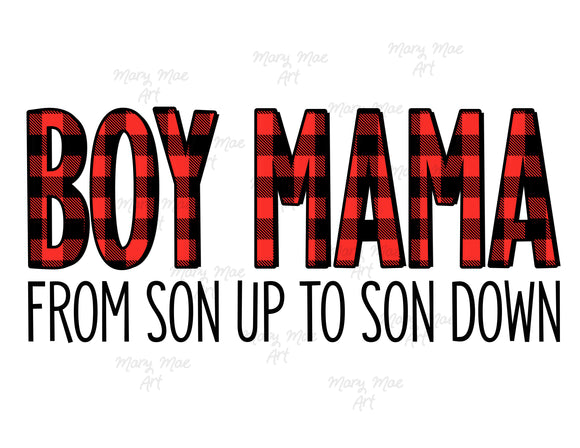 Boy Mama- Sublimation Transfer
