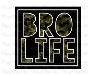 Bro Life Camo - Sublimation Transfer