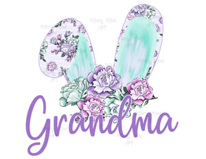 Grandma Bunny Ears - Sublimation Transfer