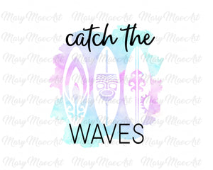 Catch the Waves - Sublimation Transfer