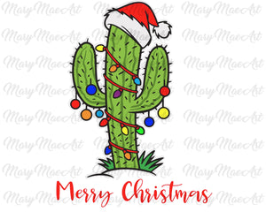 Merry Christmas cactus - Sublimation Transfer