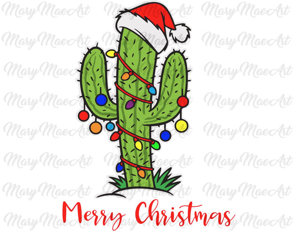 Merry Christmas cactus - Sublimation Transfer