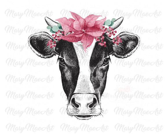 Christmas Cow - Sublimation Transfer
