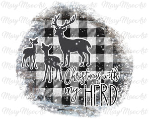 Christmas with my herd - Sublimation Transfer