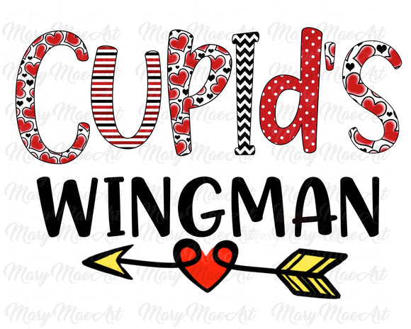 Cupid's Wingman - Sublimation Transfer