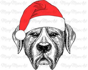 Dog Santa - Sublimation Transfer