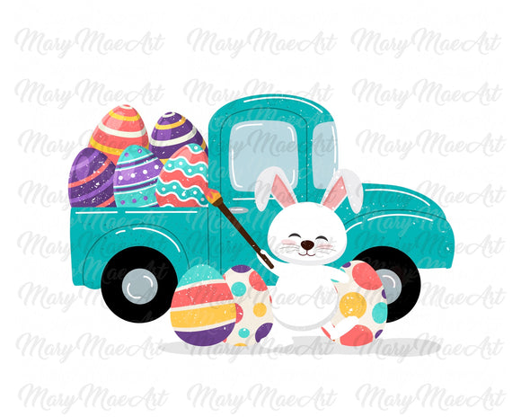 Easter egg Truck - Sublimation Transfer