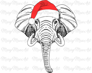 Elephant santa - Sublimation Transfer