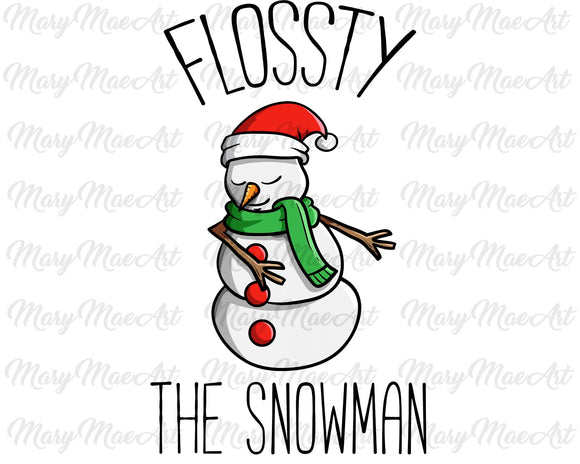 Flosty the snowman -Sublimation Transfer