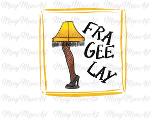 Leg Lamp -Sublimation Transfer