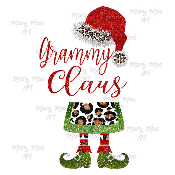 Grammy Claus Sublimation Transfer