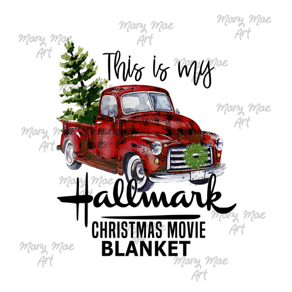 Christmas Movie Blanket 02 Sublimation Transfer