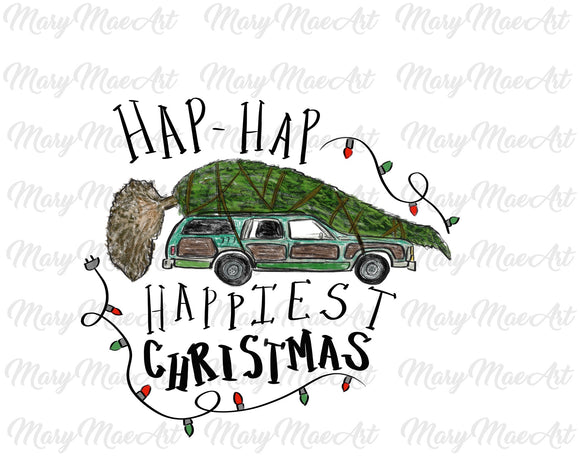 Happiest Christmas -Sublimation Transfer