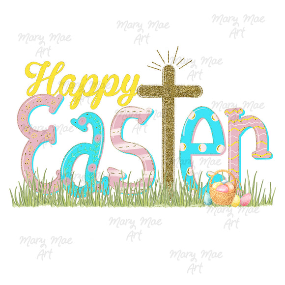 Happy Easter - Sublimation png file/Digital Download