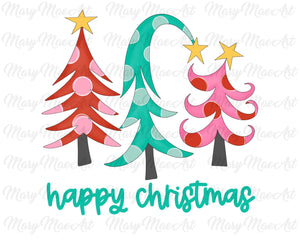 Happy Christmas - Sublimation Transfer