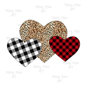 Hearts - Sublimation png file/Digital Download