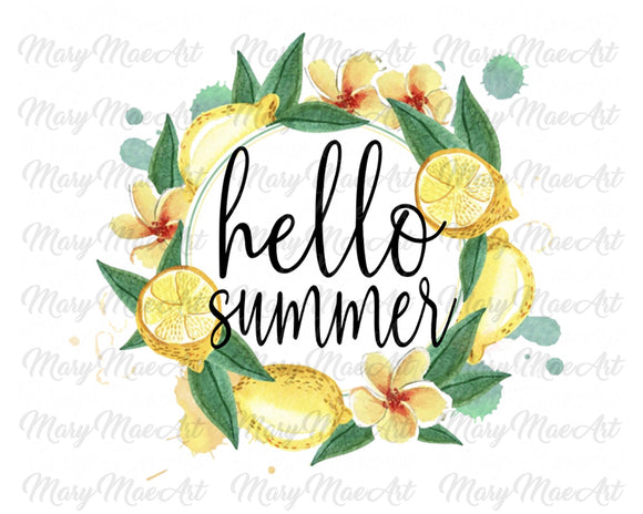 Hello Summer - Sublimation Transfer