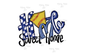 Home sweet home baseball- Sublimation Transfer