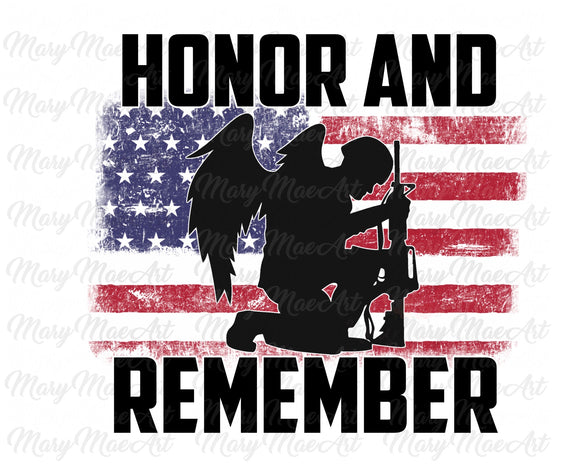 Honor and Remember - Sublimation Transfer