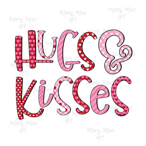 Hugs and Kisses - Sublimation Transfer