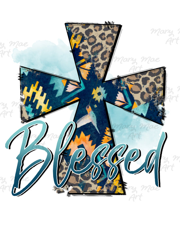 Blessed Cross - Sublimation Transfer