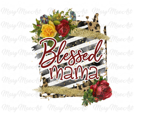 Blessed Mama - Sublimation Transfer