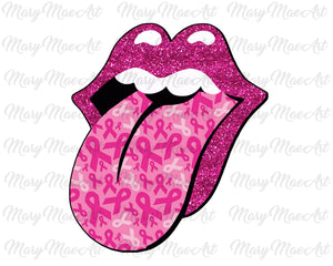 Breast cancer tongue - Sublimation Transfer