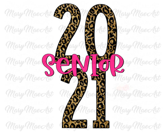 Senior 2021 Leopard - Sublimation Transfer