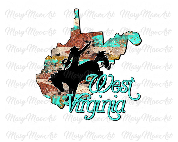 West Virginia - Sublimation Transfer