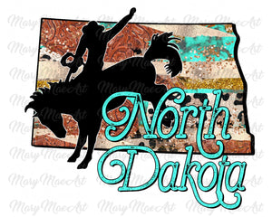 North Dakota - Sublimation Transfer