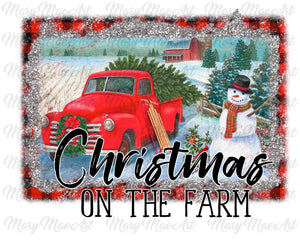 Christmas on the Farm- Sublimation Transfer