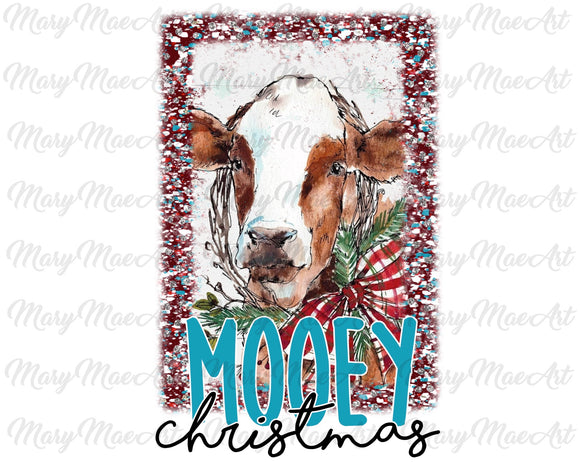 Mooey Christmas- Sublimation Transfer